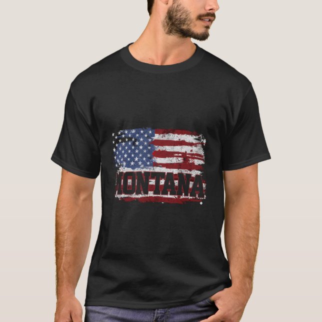 T-shirt Montana Vintage (Devant)
