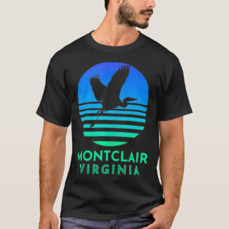 T-shirt Montclair Virginia Heron Blue Sunset
