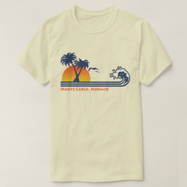 T-shirt Monte Carlo Monaco (Design devant)
