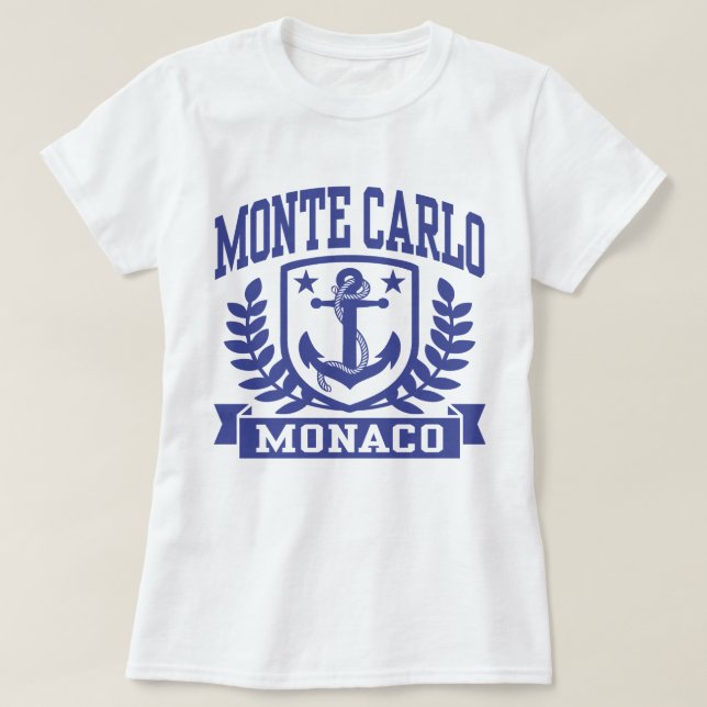 T-shirt Monte Carlo Monaco (Design devant)