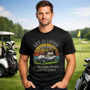 T-shirt Monte dans la voiture, abruti, on va chercher ta b