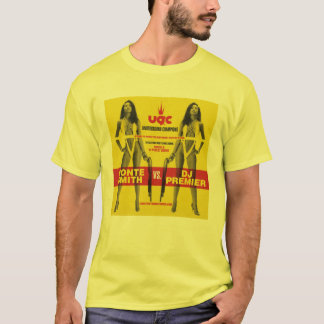 T-shirt Monte Smith contre la chemise jaune de DJ Premier