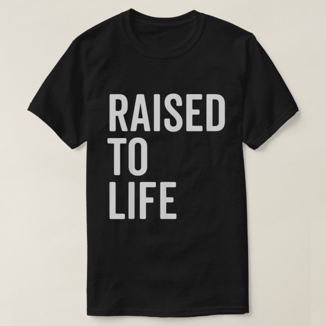 T-shirt Montée À La Vie Chemise Christian Baptême Nouveau  (Design devant)