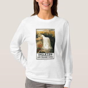 T-shirt Montée de spectateurs sur l'affiche de chemin de
