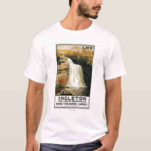 T-shirt Montée de spectateurs sur l'affiche de chemin de