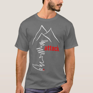 T-shirt Montée en vélo