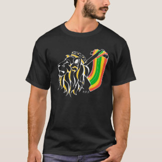 T-shirt Monter de lion de reggae de Rasta