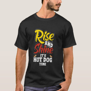 T-shirt Monter et briller C'est Hot Dog Time Funny Hot Dog