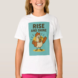 T-shirt Monter et briller Joyeux poulet