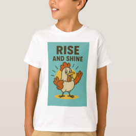 T-shirt Monter et briller Joyeux poulet