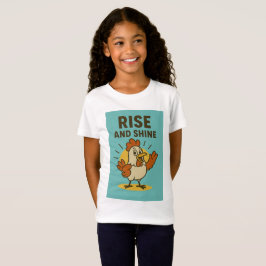 T-Shirt Monter et briller Joyeux poulet