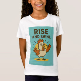 T-Shirt Monter et briller Joyeux poulet