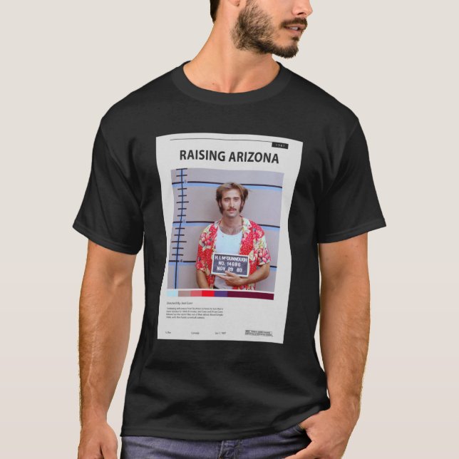T-shirt Monter l'affiche du film Arizona 1987 (Devant)