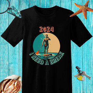 T-shirt Monter les vagues : Sup paddle board surf édition