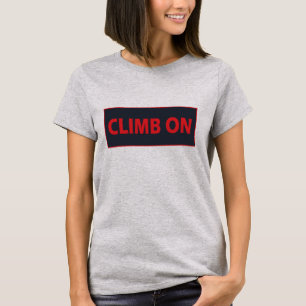 T-shirt Monter sur l'escalade rocheuse
