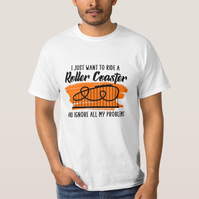 T-shirt monter un dessous de verre à rouleaux (Devant)
