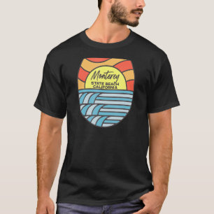 T-shirt Monterey State Beach California Ca Beach Sunset