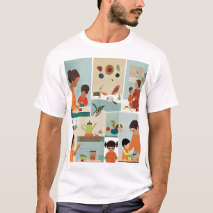 T-shirt Montessori : Une maison de découverte