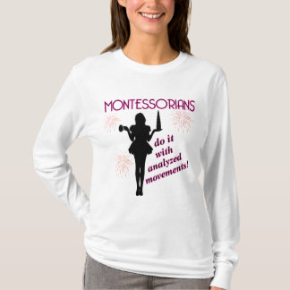 T-shirt Montessorians le font avec la pièce en t de