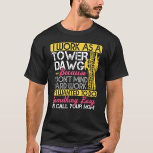 T-shirt Monteur De Tour Je Travaille Comme Monteur De Tour