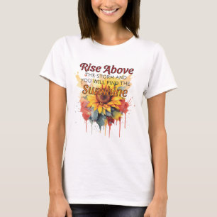 T-shirt Montez au-dessus de la tempête