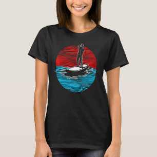 T-shirt Montez les vagues de pataugeoire Paddleboarder ext