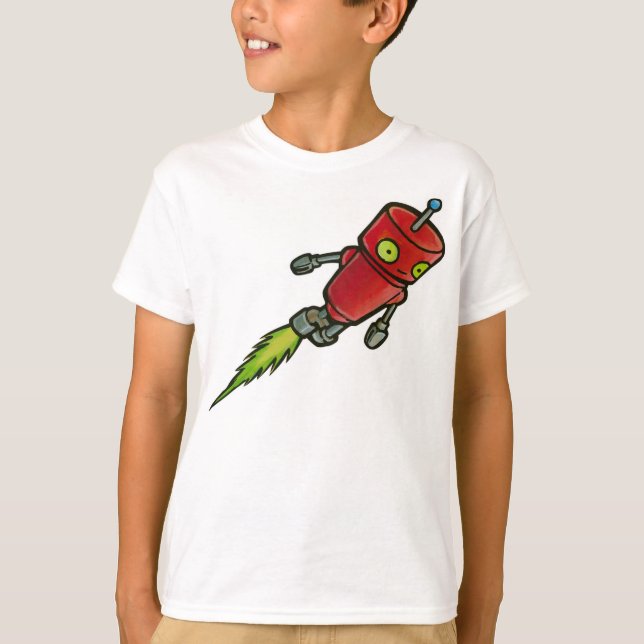 T-shirt Montez ! Rocket trois (Devant)