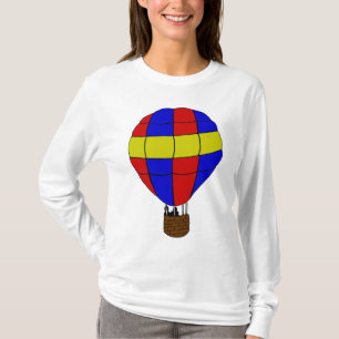 T-shirt Montgolfière rouge, bleue et jaune