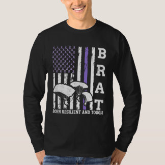 T-shirt Month Of The Military Child Born Resilient And Tou