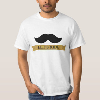 T-shirt Montons la pièce en t de moustache