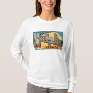 T-shirt Montpellier, Vermont - grandes scènes de lettre