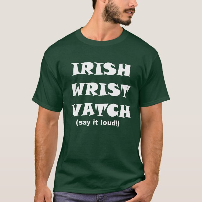 T-shirt Montre-bracelet irlandaise (Devant)