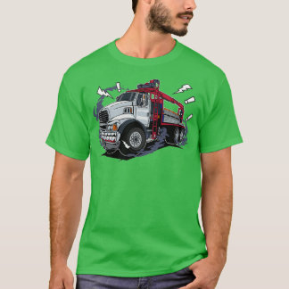 T-shirt Montre de camion blanc