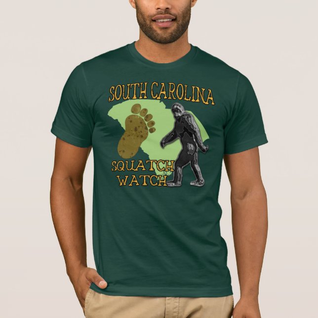 T-shirt Montre de la Caroline du Sud Squatch (Devant)