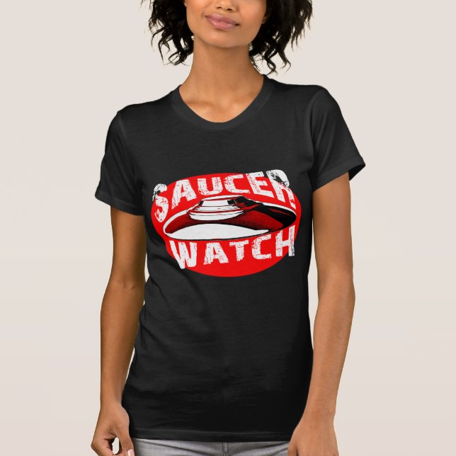 T-shirt Montre de soucoupe (Devant)