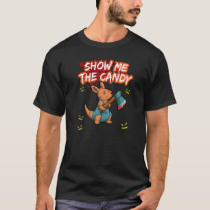 T-shirt Montre-moi le déguisement d'Halloween de bonbons T