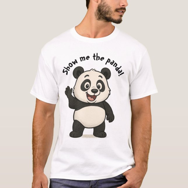 T-shirt Montre-Moi le Panda ! (Devant)
