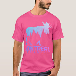 T-shirt Montréal Québec Canada Souvenir d'orignal