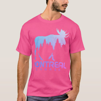 T-shirt Montréal Québec Canada Souvenir d'orignal