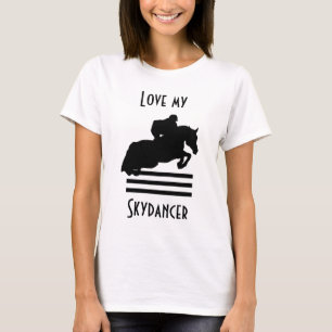 T-shirt Montrer la silhouette du cavalier pour les amateur