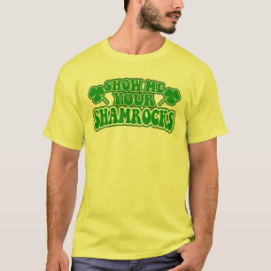 T-shirt Montrez-moi vos shamrocks