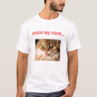T-shirt MONTREZ-MOI VOTRE… chat (le chat)
