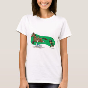T-shirt montrez sauter