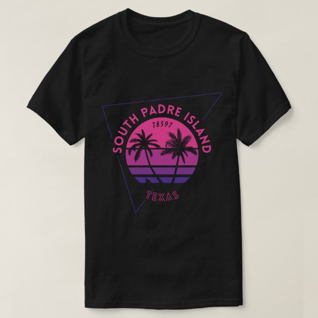 T-shirt Montrez votre amour pour South Padre Island, Texas (Design devant)