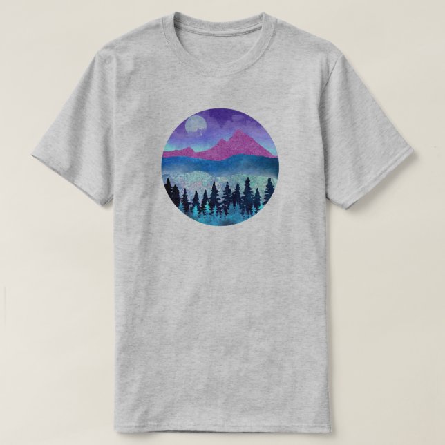 T-shirt Monts Amethyst Mist (Design devant)