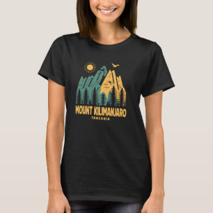 T-shirt Monts du Kilimandjaro Tanzanie Randonnée Outdoo