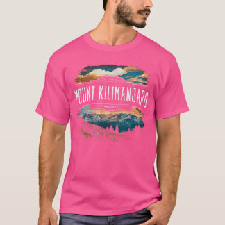 T-shirt Monts du Kilimandjaro Tanzanie Randonnée Outdoo