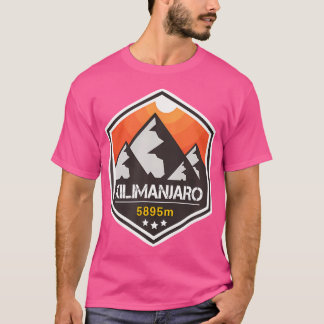 T-shirt Monts Kilimanjaro 5540M Scene Profession Randonnée