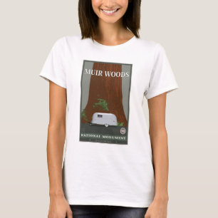 T-shirt Monument national 1 en bois de Muir