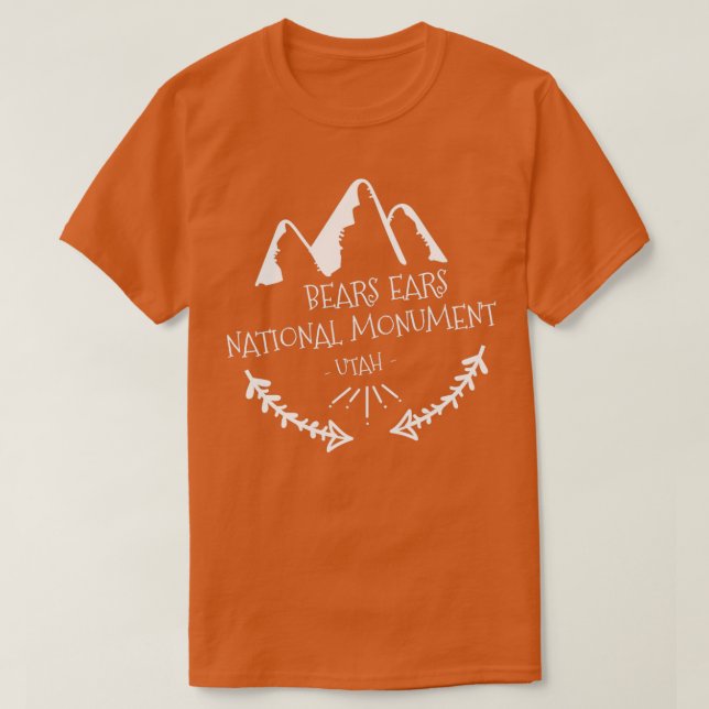 T-shirt Monument national de Bears Ears (Design devant)